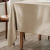 Nappe rectangle 150x350 cm Gaze de Coton Terra Ficelle
