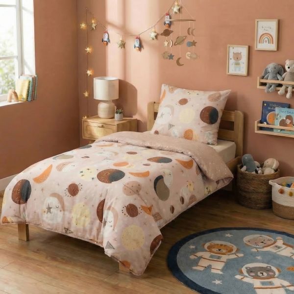 Parure de lit enfant 140x200 cm Coton Celestine