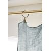 Rideau ajustable 140x270 cm Lin Rosalie Azur