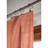 Rideau ajustable 140x270 cm Lyocell Gabrielle Terracotta