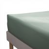 Drap housse 180x200+35 cm Percale de Coton Céladon