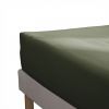 Drap housse 180x200+35 cm Percale de Coton Thym