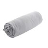 Drap housse 90x190+25 cm Percale de Coton Galet