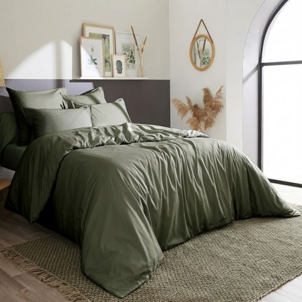 Housse de couette 140x200 cm Percale de Coton Thym