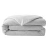 Housse de couette 220x240 cm Percale de Coton Neige