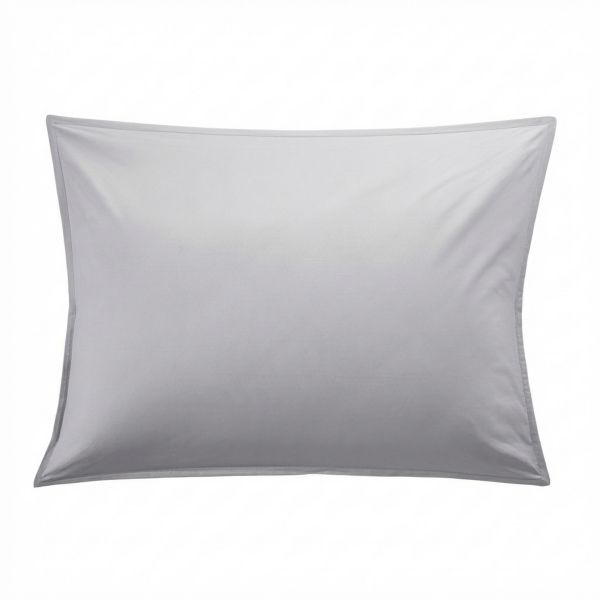Taie d'oreiller 50x70 cm Percale de Coton Galet