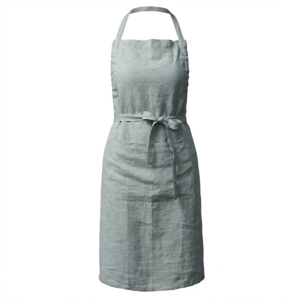 Tablier 70x85 cm Lin Rosalie Azur