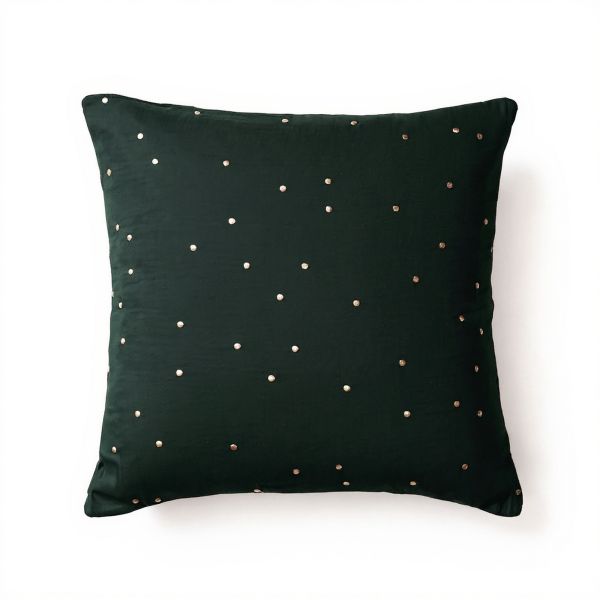 Taie d'oreiller 60x60 cm Gaze de Coton Terra prestige Sapin