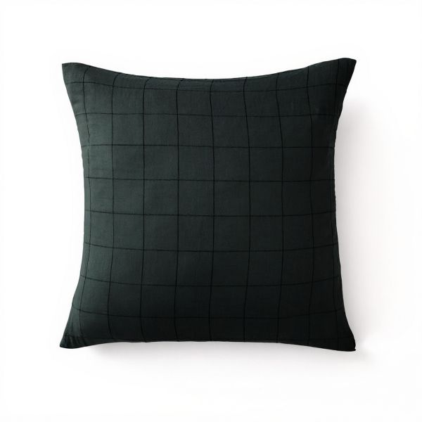 Taie d'oreiller 60x60 cm Gaze de Coton Terra harmonie Sapin