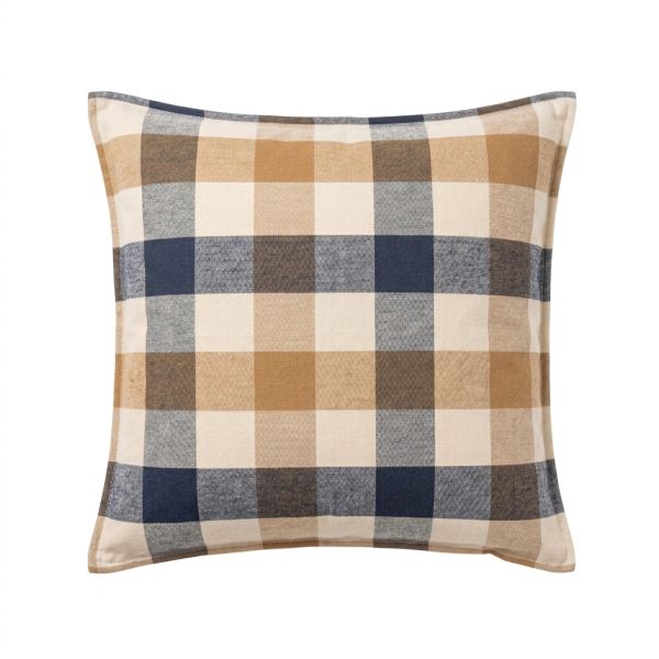 Taie d'oreiller 63x63 cm Flanelle de Coton Madeleine