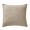 Taie d'oreiller 80x80 cm Lin Rosalie Sable
