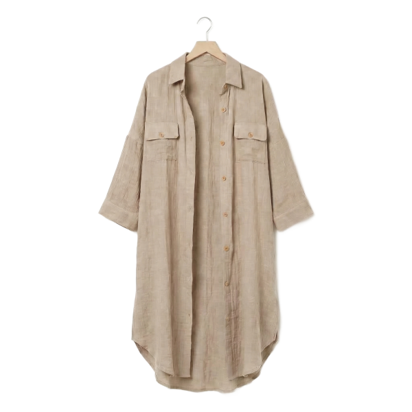 Tunique chemise S/M Gaze de Coton Terra Naturel
