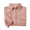 Tunique chemise S/M Gaze de Coton Terra Rose Foncé