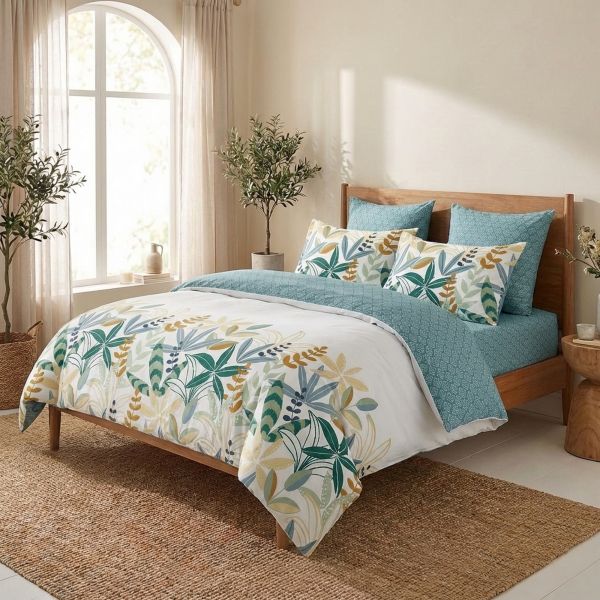 Parure de lit 220x240 cm Coton Goyave