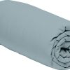 Drap Housse 160x200+30 cm Percale de Coton Bleu Azur