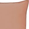 Taie d’oreiller 50x70 cm Coton - Lyocell Terracotta