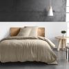 Housse de couette 240x260 cm Gaze de Coton Naturel