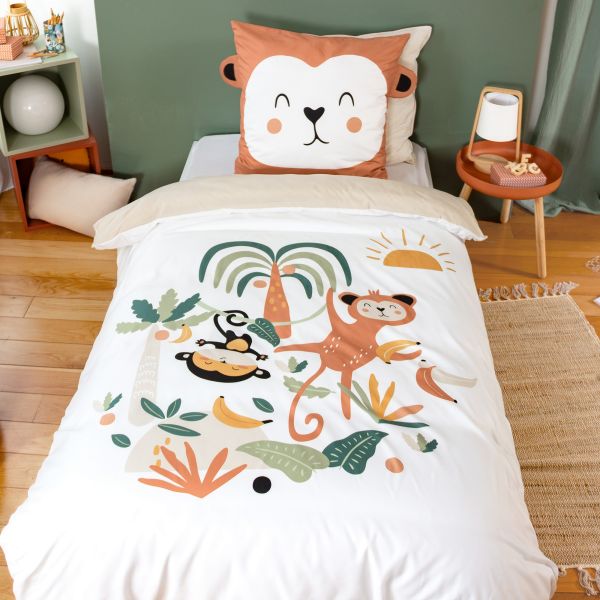 Parure de lit enfant 140x200 cm Microfibre Ousti