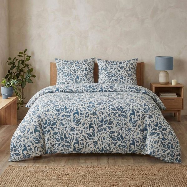 Parure de lit 220x240 cm Coton Ambre