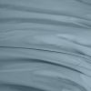 Parure de lit 220x240 cm Percale de Coton Bleu Fumé