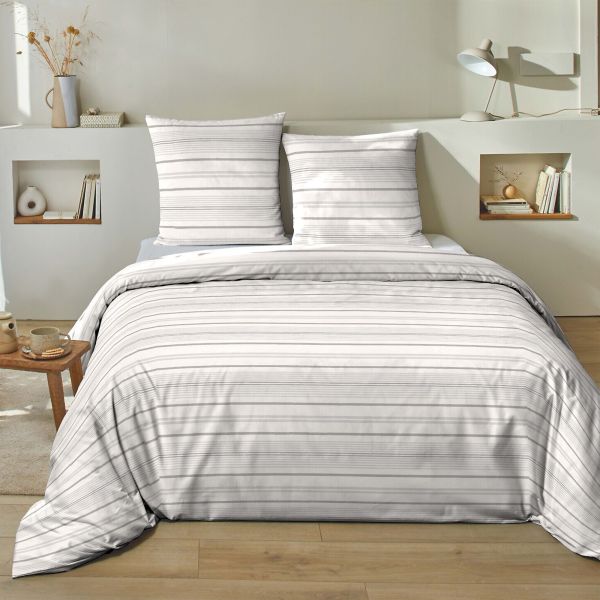 Parure de lit 140x200 cm Coton Sansa