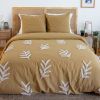 Parure de lit 240x260 cm Coton Feuillu