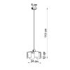 Suspensions Acier Noir E27 1 Tulip