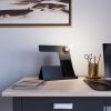 Suspensions Acier Noir E27 1 Tulip