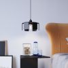 Suspensions Acier Noir E27 1 Tulip