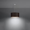 Lustres Tissu Noir E27 5 Otto