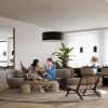 Lustres Tissu Noir E27 5 Otto