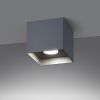 Plafonniers Aluminium Gris GU10 1 Hati