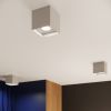 Plafonniers Aluminium Gris GU10 1 Hati