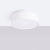 Plafonniers Acier Blanc E27 4 Omiq