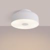 Plafonniers Acier Blanc E27 4 Omiq