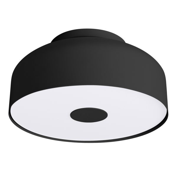 Plafonniers Acier Noir E27 4 Omiq