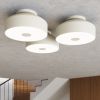 Plafonniers Acier Beige E27 4 Omiq