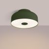 Plafonniers Acier Vert Olive E27 4 Omiq