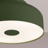 Plafonniers Acier Vert Olive E27 4 Omiq