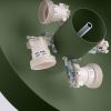 Plafonniers Acier Vert Olive E27 4 Omiq