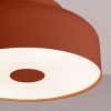 Plafonniers Acier Ocre Rouge E27 4 Omiq