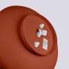 Plafonniers Acier Ocre Rouge E27 4 Omiq