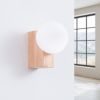 Appliques murales Bois Naturel G9 1 Bulbo