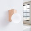 Appliques murales Bois Naturel G9 1 Bulbo