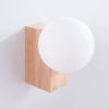 Appliques murales Bois Naturel G9 1 Bulbo
