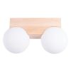 Plafonniers Bois Naturel G9 2 Bulbo