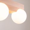 Plafonniers Bois Naturel G9 2 Bulbo