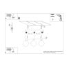 Plafonniers Bois Naturel G9 3 Bulbo