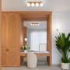Plafonniers Bois Naturel G9 3 Bulbo