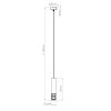 Suspensions Acier Blanc GU10 1 Lami